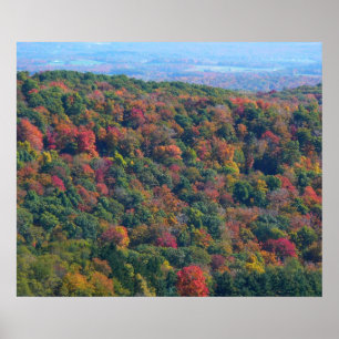 Appalachen im Herbst Poster