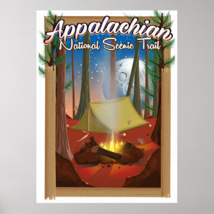 Appalachen-Nationaler Landschaftlicher Weg Poster