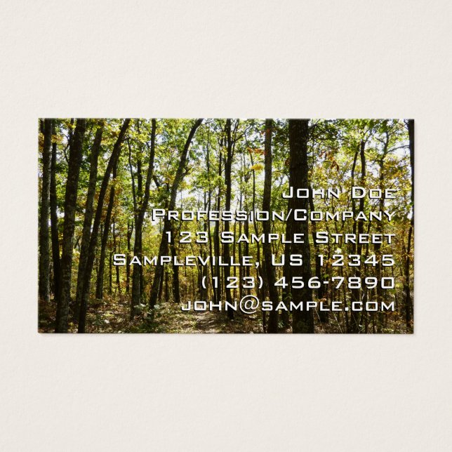 Appalachen-Pfad im Oktober in Shenandoah (Vorderseite)