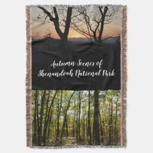 Appalachen-Pfad im Oktober in Shenandoah Decke