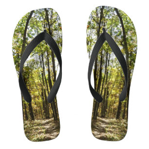 Appalachen-Pfad im Oktober in Shenandoah Flip Flops
