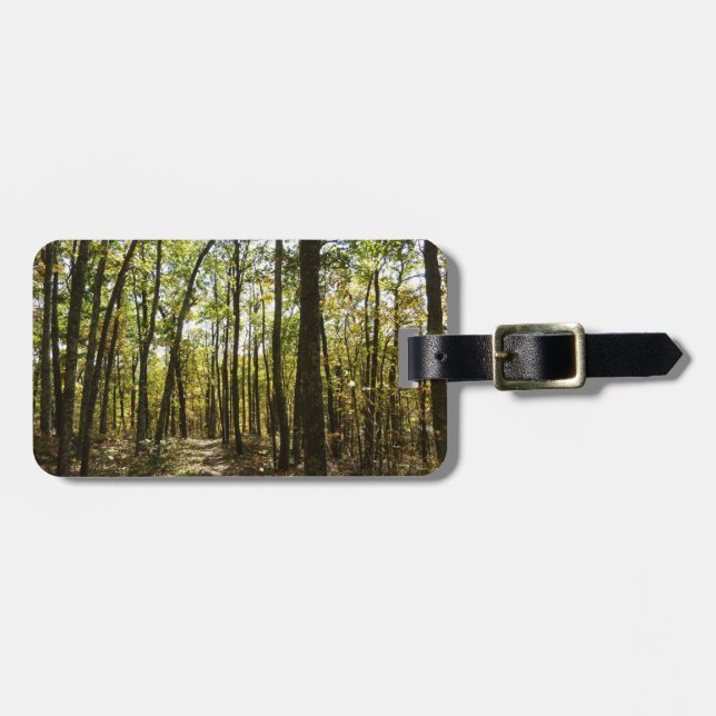 Appalachen-Pfad im Oktober in Shenandoah Gepäckanhänger (Vorderseite horizontal)