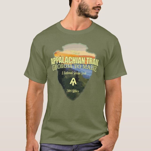 Appalachen-Pfad (Pfeilspitzen) T-Shirt (Vorderseite)