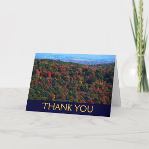 Appalaches à l'automne Carte de remerciements (vie