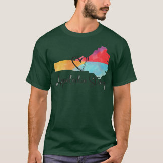 Appalachia Strong Hurricane Helene Desaster Button T-Shirt