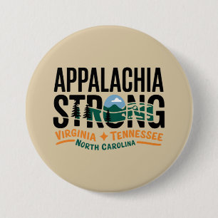 Appalachia Strong Mountain Outdoors Wandern NC  Button