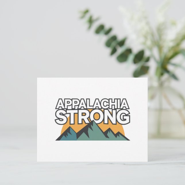 Appalachia Strong Postkarte (Stehend Vorderseite)