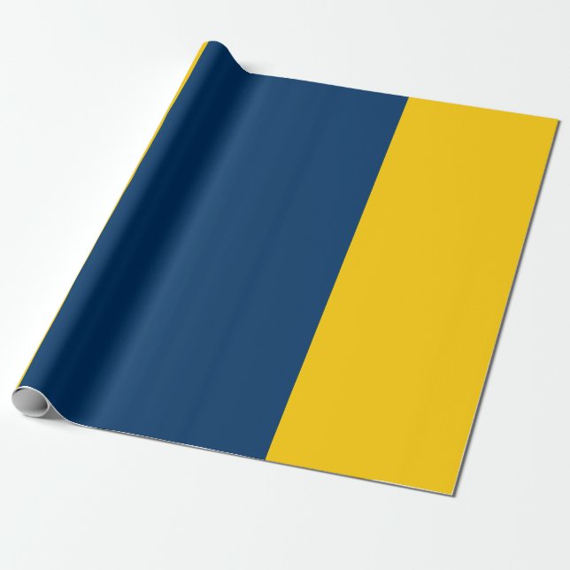 Appalachian Gold und Blue Wrapping Paper Geschenkpapier (Ungerollt)