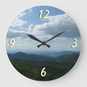 Appalachian Mountains II Shenandoah Große Wanduhr