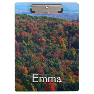 Appalachian Mountains im Herbst Klemmbrett