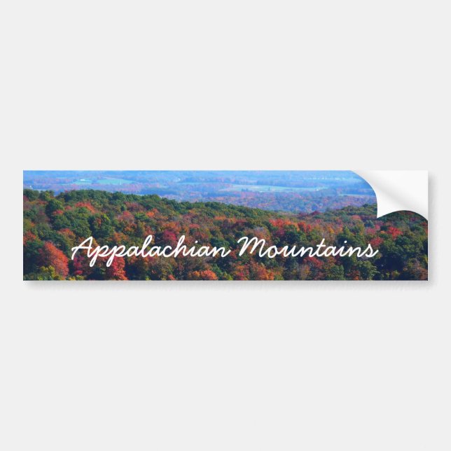 Appalachian Mountains in Fall Autoaufkleber (Vorne)