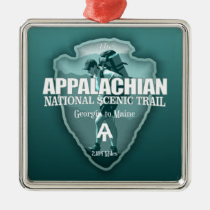 Appalachian Trail (arrowhead T) Ornament Aus Metall