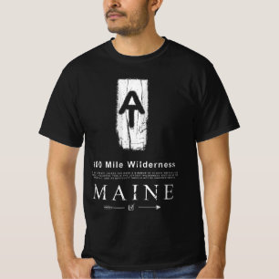 Appalachian Trail Blaze 100 Mile Wilderness Maine T-Shirt