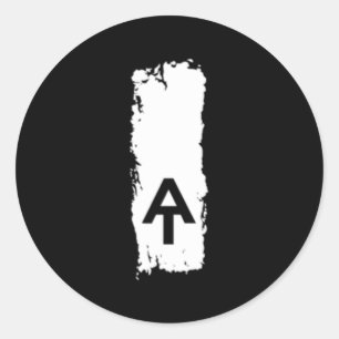 Appalachian Trail Blaze Pocket Patch Runder Aufkleber