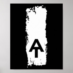 Appalachian Trail Blaze Taschen-Patch Poster