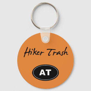 Appalachian Trail Hiker Trash Orange Schlüsselkett Schlüsselanhänger