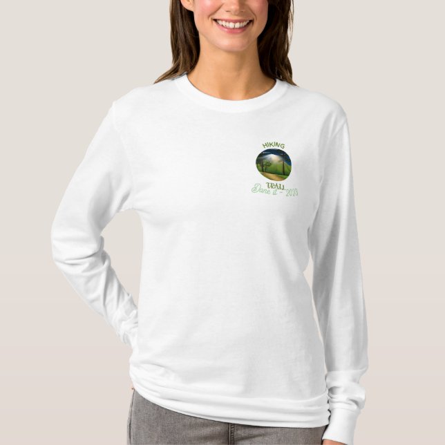 Appalachian Trail Hiker White T-Shirt (Vorderseite)