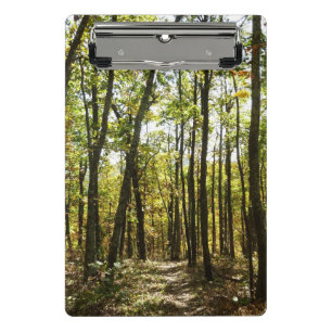 Appalachian Trail im Oktober im Shenandoah Mini Klemmbrett
