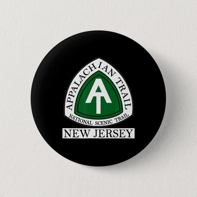 Appalachian Trail New Jersey Nj  Button (Vorderseite)