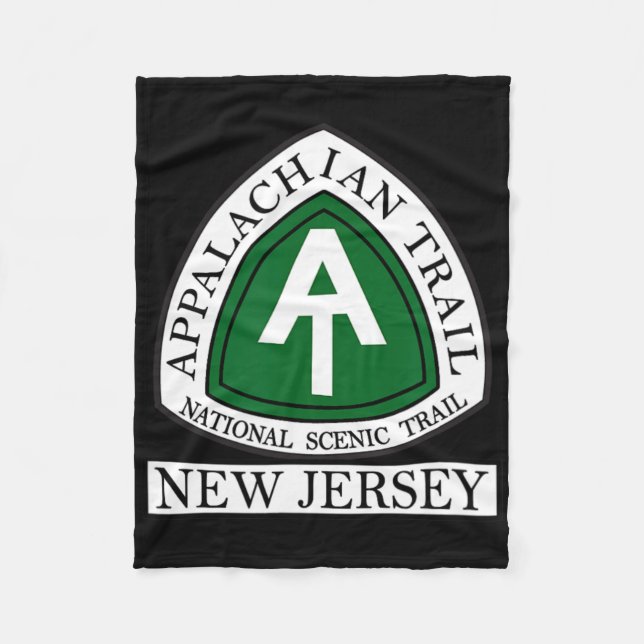 Appalachian Trail New Jersey Nj  Fleecedecke (Vorderseite)