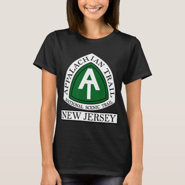 Appalachian Trail New Jersey Nj  T-Shirt (Vorderseite)