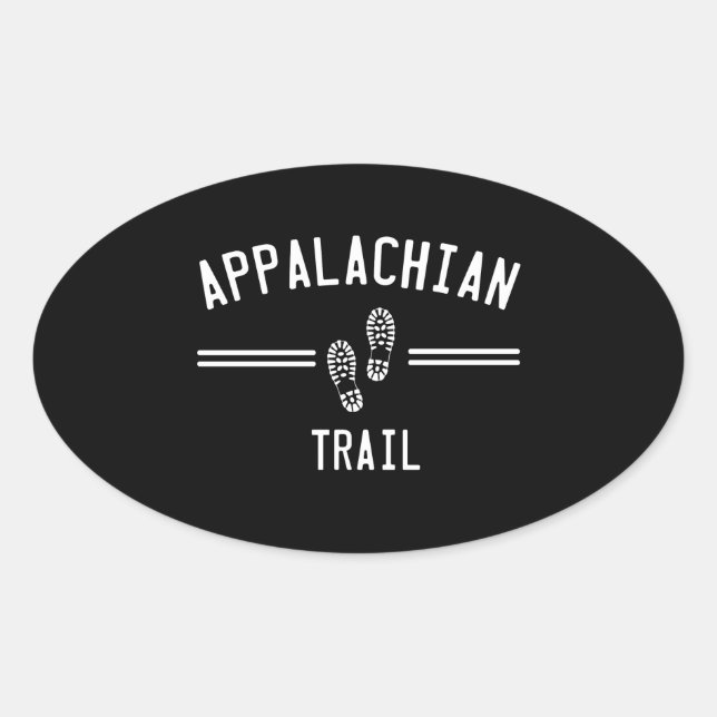 Appalachian Trail Ovaler Aufkleber (Vorderseite)