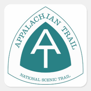 Appalachian Trail Quadratischer Aufkleber