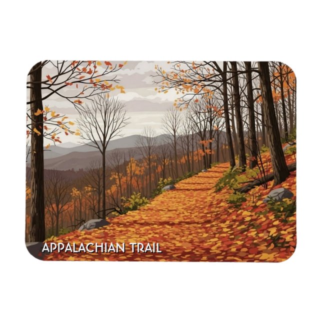 Appalachian-Trail-Reise Magnet (Horizontal)