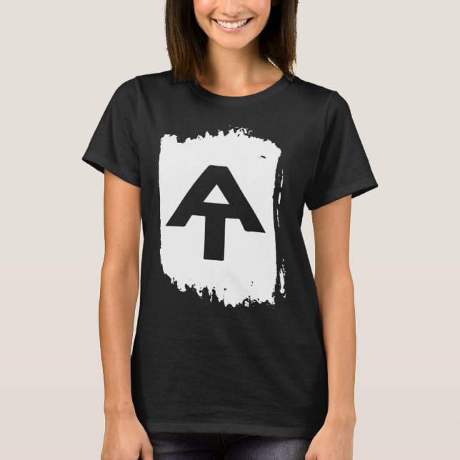 Appalachian Trail Souvenir Map Hiking Appalachia T-Shirt (Vorderseite)