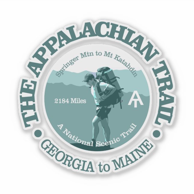 Appalachian Trail (T) Aufkleber (Vorderseite)