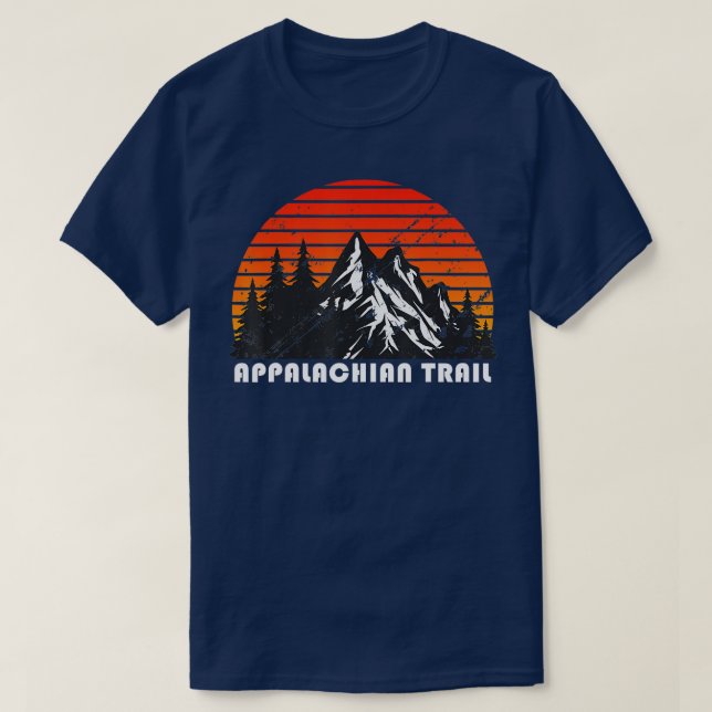 Appalachian Trail Thru Hike Backpacking Hiking T-Shirt (Design vorne)