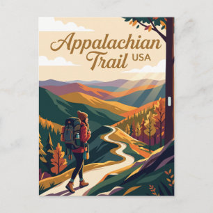 Appalachian Trail USA Postkarte