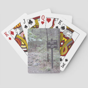 appalachian trail woods spielkarten