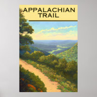 Appalachian Train Overlook Poster