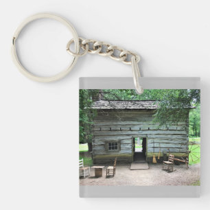 Appalachian Zuhause in Mabry Mill, Virginia Schlüsselanhänger