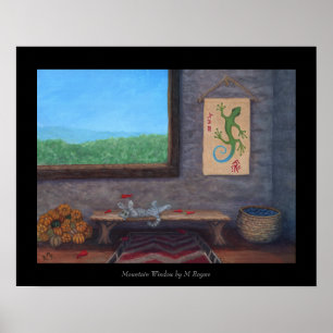 Appalachische Kunstdruckerei aus Mountain Window Poster