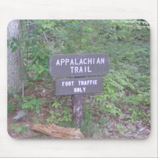 appalachisches Hinterfußwegenzeichen Mousepad