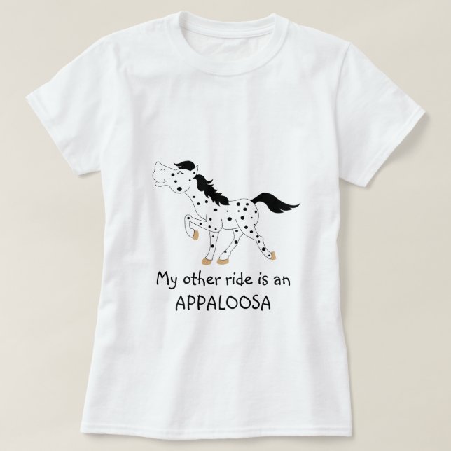 APPALOOSA Baby - Puppe T - Shirt personalisiert (Design vorne)