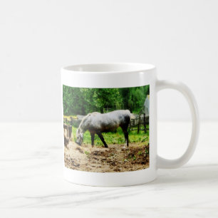 Appaloosa Eating Hay Kaffeetasse