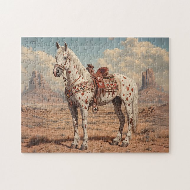 Appaloosa Horse Painted Wüste Landschaftlich (Horizontal)