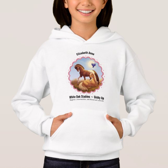 Appaloosa Palomino Pferd Hoodie (Vorderseite)