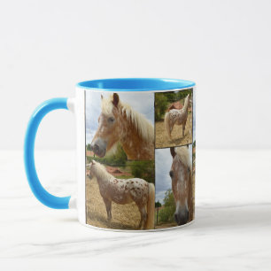 Appaloosa Pferde, Foto Collage Combo Kaffee Tasse. Tasse
