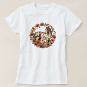 Appaloosa Pferde Mohn Appy Pferde T-Shirt