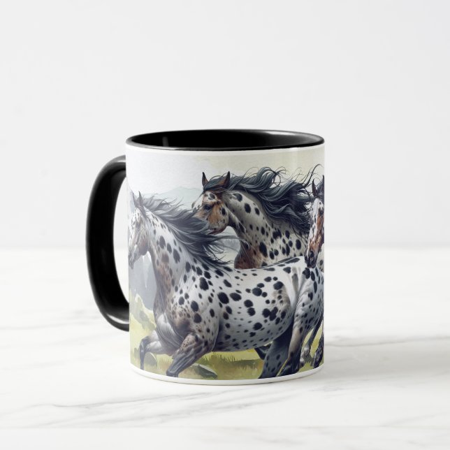 Appaloosa-Pferde Tasse (Vorderseite Links)
