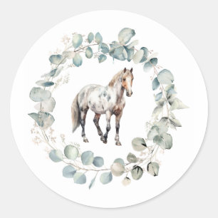 Appaloosa-Pferdeaufkleber Runder Aufkleber