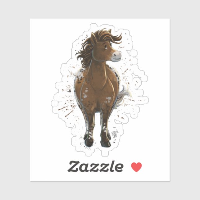 Appaloosa Pony Aufkleber (Blatt)