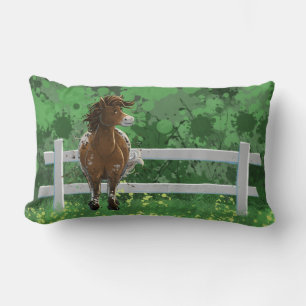 Appaloosa Pony Lendenkissen