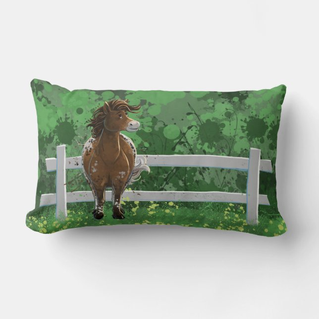 Appaloosa Pony Lendenkissen (Vorderseite)