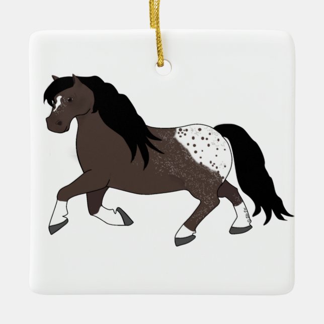 Appaloosa Pony Ornament (Vorderseite)