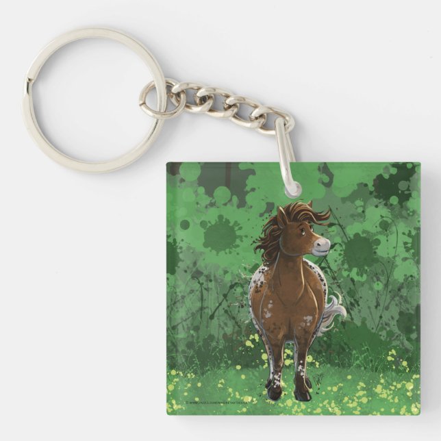 Appaloosa Pony Schlüsselanhänger (Vorderseite)